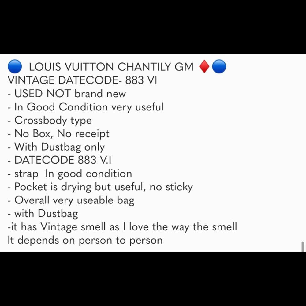 Louis Vuitton chantily GM - Picture 8 of 11